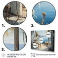 thumbnail image 3 of Designart "Retreat in Cannes French Riviera Serenity II" Nautical & Beach Floater Framed Wall Art Living Room, 3 of 7