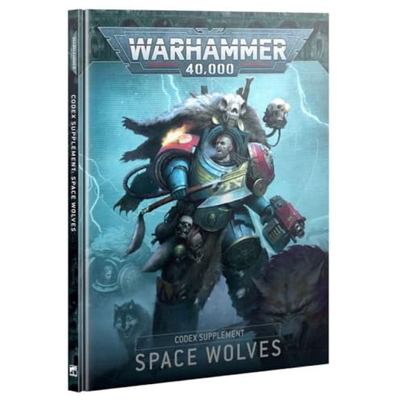 Pre-Owned Games Workshop Warhammer 40k - Codex Supplement: Space Wolves 10th edition, 9781839061134, 1839061138, Paperback,