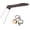 Camouflage 5, variant on 1 Pair Kayak Canopy Mount Base Hardware Kit for Boat Canoe Awning Sun Shade
