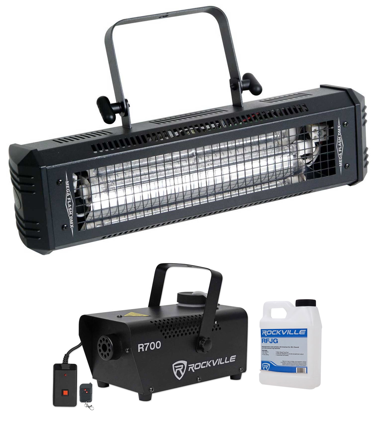 American DJ Mega Flash DMX 800w Compact DMX Strobe Light+Sound