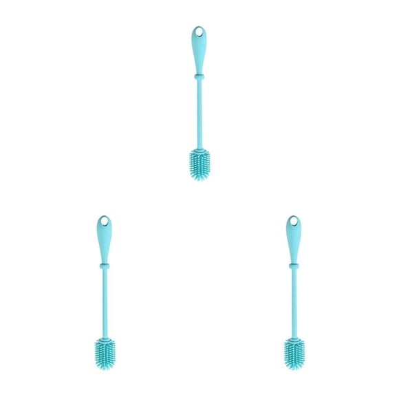 Cepillo de silicona Naiovety para biberón Azul S Type1 NO1