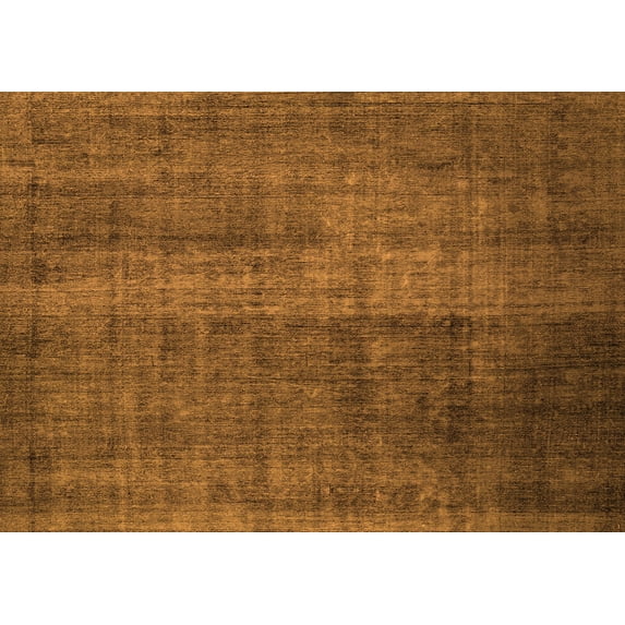 Ahgly Company Indoor Rectangle Abstract Orange Contemporary Area Rugs, 3' x 5'