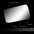 thumbnail image 2 of DNA Motoring SMP-027-L For 1984 to 1990 Dodge Grand Caravan/Plymouth Voyager Left Side Door Rear View Mirror Glass Replacement Lens 85 86 87 88 89, 2 of 5