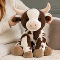thumbnail image 5 of VENTORA Cow Stuffed Animal Plush Toy, Kawaii Milk Cow Pillow Soft Cuddle Plushie For Kids Sleeping Bed Sofa Decor Birthday Gift, 5 of 7