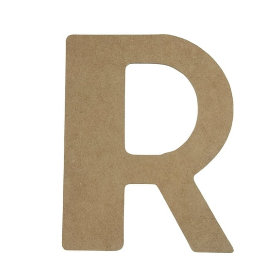 Wooden Letter Unfinished, Lemon Drop Font, Craft Cutout