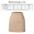 thumbnail image 4 of Falda de cintura alta para mujer, corte A ajustado, minifalda, falda corta, 4 of 4
