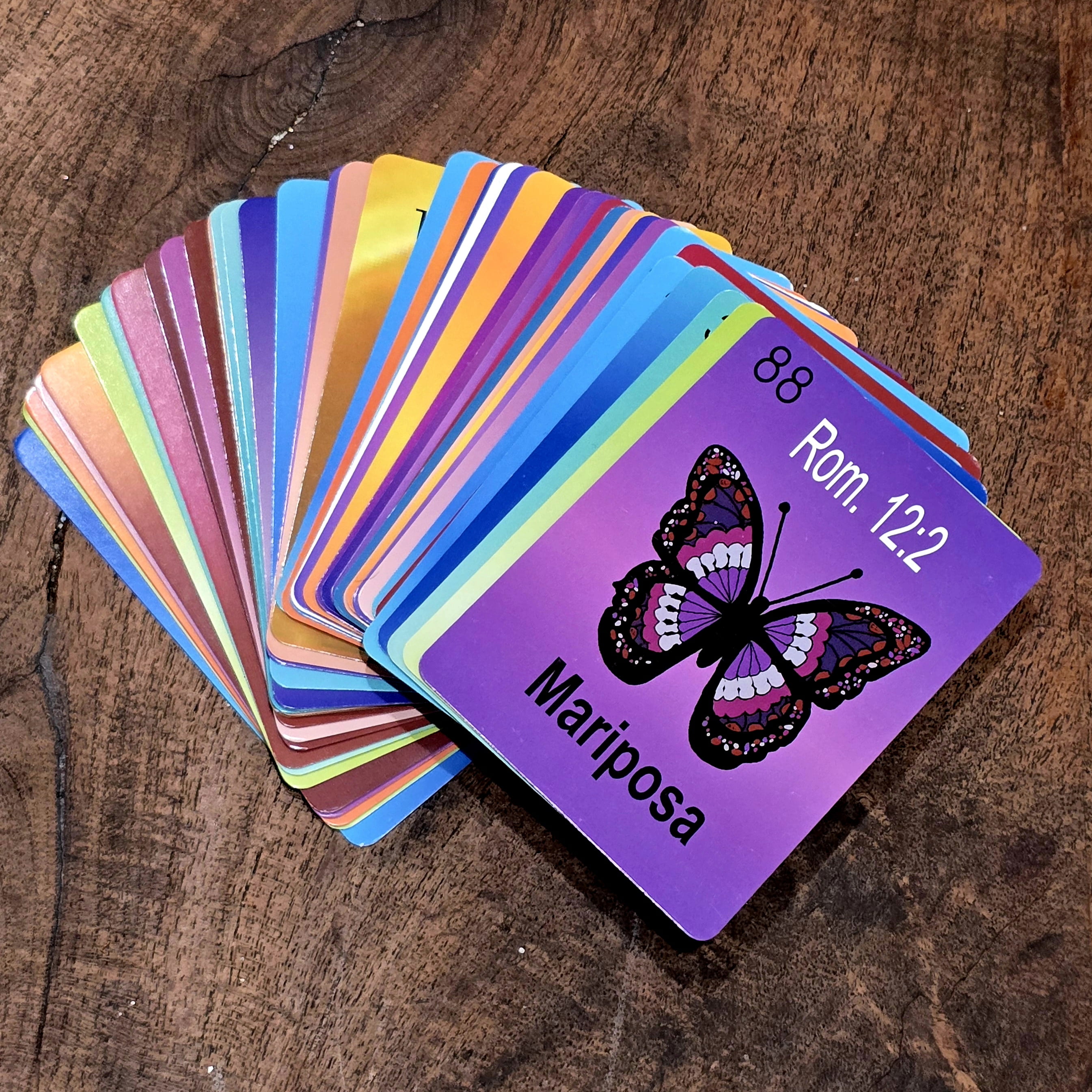 4Hearts Entertainment, LLC Bible Loteria Card Game, FIESTA Christian Bingo Family Game for 10 Players for Easter & Catholic Events