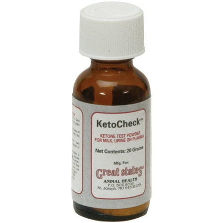 Ketocheck Cattle or Sheep Urine or Plasma Ketone Test, 20