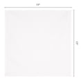 thumbnail image 6 of REGALWOVEN 12 Pack Cloth Napkins, Washable and Reusable Table Dinner Napkins for Restaurant, Weddings, Events, and Parties White 17x17inch, 6 of 6