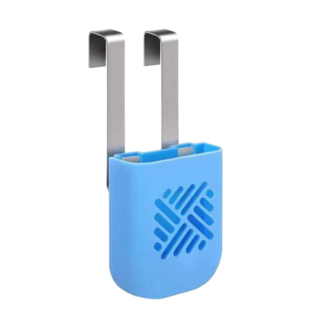 Soporte para piezas de limpieza de tanque de inodoro, transportador de limpiador colgante, cesta de fácil instalación, soporte de piezas para baño