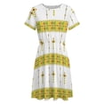thumbnail image 4 of Ethiopian Habesha Tibeb Telet Short Sleeve Dress Women Summer Evening Dresses Ladies Sundress, 4 of 7