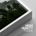thumbnail image 4 of PixonSign Framed Wall Art Set Pine Forest & Foggy Mountains Landscape Photography Rustic Artwork Neutral Minimalism Contemporary Modern Prints for Home Decor - 24"x36"x3 Panels White, 4 of 5
