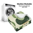 thumbnail image 5 of Yayeee Throw Blanket for Couch Soft Warm 50" x 60" Sofa Chair Bed Decoration, Green Circle, 5 of 7