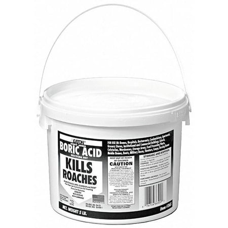 JT Eaton Crawling Insect Killer, Powder, 5 lb., Indoor/Outdoor, DEET-Free DEET Concentration, Boric Acid - 365