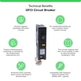 thumbnail image 2 of Disyuntor Square D de Schneider Electric HOM120GFICP 20A, 2 of 3