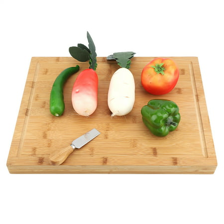 LAFGUR Bamboo Cutting Board Best Antimicrobial Kitchen Chopping Board with Juice Groove for Meat Cheese Fruit and