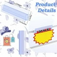 thumbnail image 2 of Pack of 10 Portable Sign Holder,PVC Wall Mount Sign Holders for Supermarket,QZS Base Sign Holders for Restaurant,Store,Home,Counters, 2 of 6