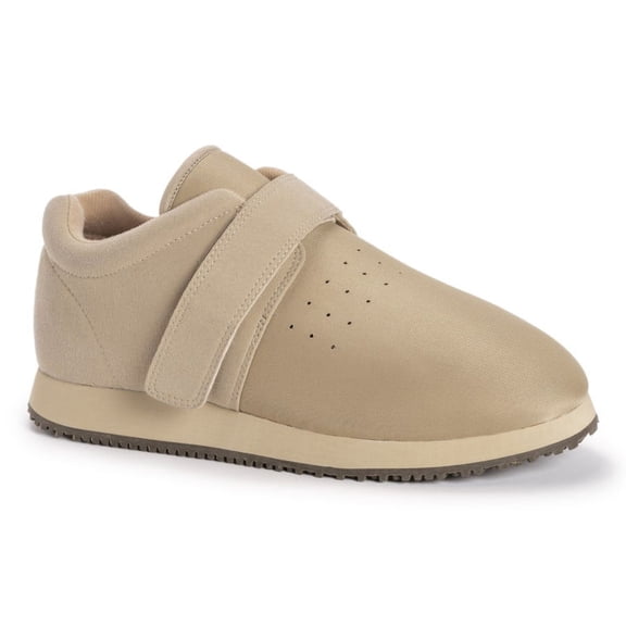 MUK LUKS Unisex Contour Stretchy Shoes, Tan, Small