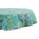 thumbnail image 1 of Mantel DII de vinilo con estampado de azulejos españoles, 70 cm, redondo, impermeable, 1 of 7