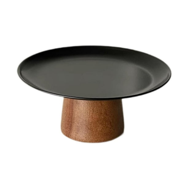 Soporte para pasteles, cupcakes, decoración del hogar, base de madera, soporte para exhibición de postres y frutas. S