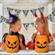 thumbnail image 3 of Billuyoard Bolsas de dulces de Halloween con asa Cesta de regalo de regalo de Acción de Gracias reutilizable Cubo de almacenamiento plegable grande Adornos Kits de decoración para fiestas Billuyoard HA070470-01, 3 of 6