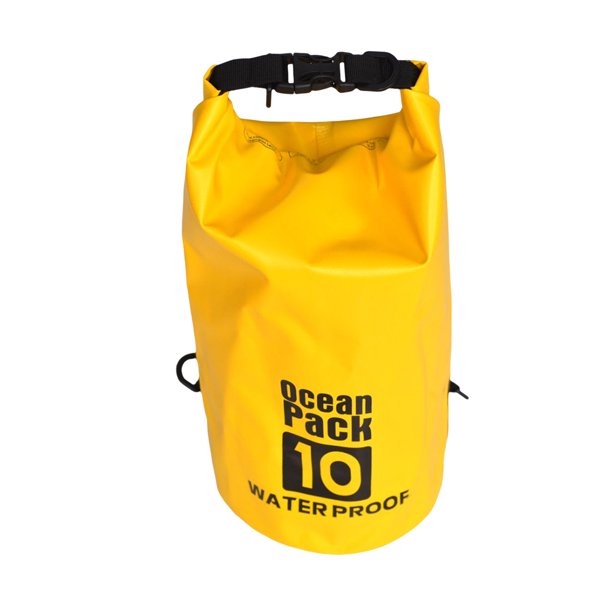 Yuarrent Bolsa impermeable, ligera, duradera, correas de almacenamiento, saco seco de Color sólido, deportiva, senderismo, vela, bolsa para Deportes acuáticos Amarillo Yuarrent OD028767-01