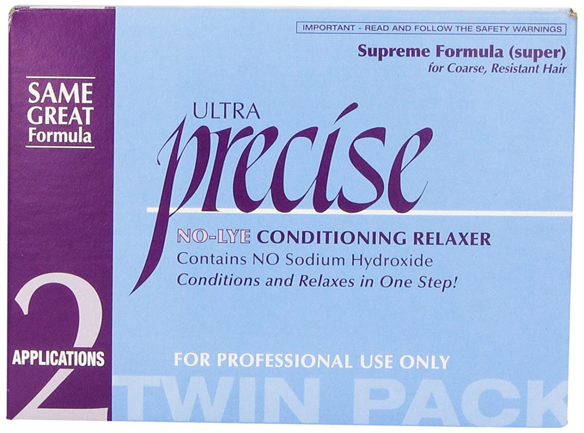 Ultra Precise No-Lye Conditioning Relaxer, Supereme 2 ea