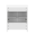 thumbnail image 2 of Flash Furniture Haven 30" Bathroom Vanity with Sink and Storage Cabinet White/Gold (FSBN430KDWHHGD), 2 of 11