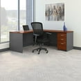thumbnail image 7 of Bush Business Furniture SRC131HCSU C Series L Shaped Desk with Mobile File Cabinet & Office Chair - Hansen Cherry, 7 of 7