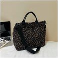 thumbnail image 5 of PRIYAL Leopard Tote Bag for Women Nylon Shoulder Handbag Crossbody Bag | Lightweight Leopard Print Tote Handbag for Travel Work, 5 of 5