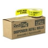 Redi-Tag Arrow Message Flag Refills Please Sign & Date Yellow 120/Roll 6pk RTG91032