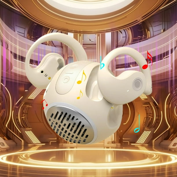 Pisexur Electrónica para Hombres Audífonos Abiertos Inalámbricos para Niños Pequeños Mini Altavoz Bluetooth Portátil con Audífonos Colgantes OWS Electrónica Infantil, Organizador de Electrónica