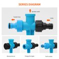 thumbnail image 6 of Fnochy Sprinklers for Lawn, 360 Degree Lawn Sprinkler with Adjustable Above Ground Irrigation Garden Sprinkler System, Automatic Rotating Garden Sprinklers, 6 of 8