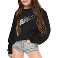 thumbnail image 3 of Tiijoy Toddler Girls Graphic Sweatshirt Dandelion Print Pullover Sweatshirt, Sizes 3-4T, 3 of 3