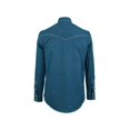thumbnail image 3 of Camisa Vaquera Wrangler De Hombre 98B azul CH, 3 of 6