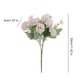 thumbnail image 5 of Ramo de hortensias artificiales de 9 cabezas con tallo, ideal para decoración del hogar, bodas y fiestas., 5 of 8