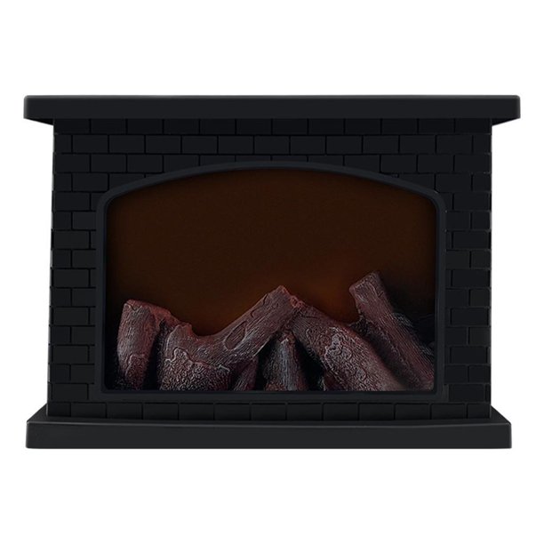 Wosthever Simulated Fireplace Lanterns Night Lamp Centerpieces Log Crafts Effect Iluminación y accesorios Tipo 1