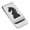 Silver, variant on Stainless Steel Knight Chess Piece Classic Slim Money Clip Credit Card Holder