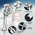 thumbnail image 2 of Scootworks Shower Head, 10 Spray Setting Detachable Shower Head with Handheld, HandHeld Shower Head for Bathroom Tub with 59 inch Hose Stainless Steel and Adjustable Holder, 2 of 8