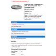 thumbnail image 2 of Front Brake Rotor - Compatible with 2006 - 2010, 2012, 2020 - 2022 Volkswagen Passat 2007 2008 2009 2021, 2 of 2