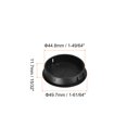 thumbnail image 2 of Uxcell 26Pack 1-49/64" Plastic Hole Plugs Panel Flush Type Knockout Locking Plugs, Black, 2 of 5