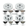 thumbnail image 3 of PowerStop Front and Rear Z23 Evolution Sport Carbon-Fiber Ceramic Brake Pad and Drilled & Slotted Rotor Kit Fits: BMW Select Models K6162, 3 of 10