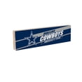 thumbnail image 2 of Dallas Cowboys 5" x 18" Shadow Logo Wood Mantle Sign, 2 of 4