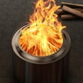 thumbnail image 2 of 15 inch Stainless Steel Smokeless Fire Pit, Outdoor Smokeless Firepit, Wood Burning Fire Pits for Camping, Bonfire, Low Smoke Firepit for Outside (Oblique Hole), 2 of 10