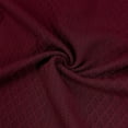 thumbnail image 7 of Men's Waffle Knit Sweatshirts Casual Quarter Zip Pullover Tops Long Sleeve Mock Neck Sweatshirt with Kangaroo Pocket (XL, Wine), 7 of 7
