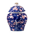 thumbnail image 4 of Recipiente para té de porcelana china con diseño de flores, tarro de jengibre, cerámica vintage con estampado floral seno de ciruela, 4 of 9