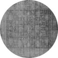 thumbnail image 1 of Ahgly Company Indoor Round Oriental Gray Industrial Area Rugs, 4' Round, 1 of 4