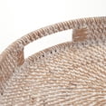 thumbnail image 3 of Bandeja redonda de ratán DECRAFTS 30x6 cm blanca, 3 of 8