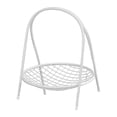 thumbnail image 3 of Cesta de frutas organizadora de encimera multiusos decoración cesta de hierro de pie para frutas Blanco 1 nivel, 3 of 9