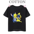 thumbnail image 3 of Camiseta de algodón para niños, camisetas de Disney Stitch y Mickey Mouse para niños, camisetas de verano a la moda, cuello redondo, camiseta informal de manga corta, 3 of 5